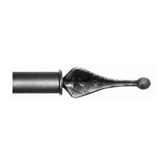 ONA Drapery 1 5/8 inch Wrought Iron Spire Finial