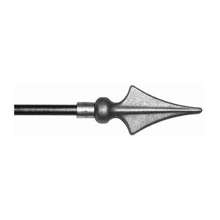 ONA Drapery 1/2 inch Wrought Iron Tuscania Finial