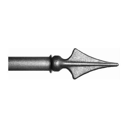 ONA Drapery 3/4 - 1 inch Wrought Iron Tuscania Finial