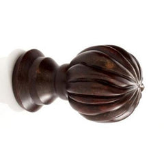 Kirsch Buckingham Twisted Ball Finial