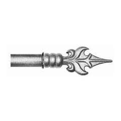 ONA Drapery 3/4 - 1 inch Wrought Iron Valiant Finial