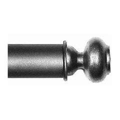 ONA Drapery 1 5/8 inch Wrought Iron Vega Finial