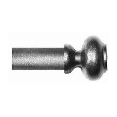 ONA Drapery 3/4 - 1 inch Wrought Iron Vega Finial