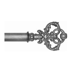 ONA Drapery 3/4 - 1 inch Wrought Iron Victoria Finial