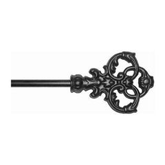 ONA Drapery 1/2 inch Wrought Iron Victoria Finial