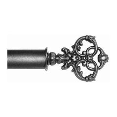 ONA Drapery 1 5/8 inch Wrought Iron Victoria Finial