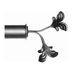 ONA Drapery 1 5/8 inch Wrought Iron Vine Finial