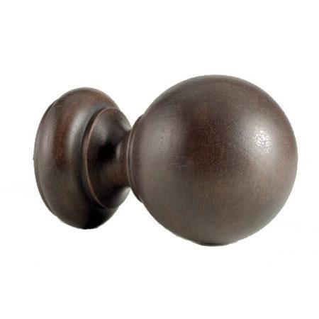 Kirsch Buckingham Wood Ball Finial for 3 Inch Pole