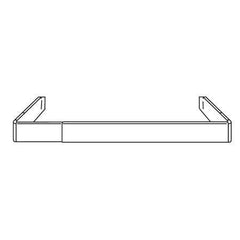 Kirsch Continental II Fixed Bracket  Curtain Rod