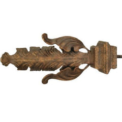 Menagerie Casa Artistica Outdoor Folded Leaf Finial