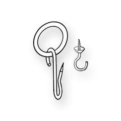 Kirsch Metal Accessories Hooks and Rings