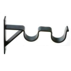 LJB Iron Double Bracket for 1 and 1 1/2 Inch Poles