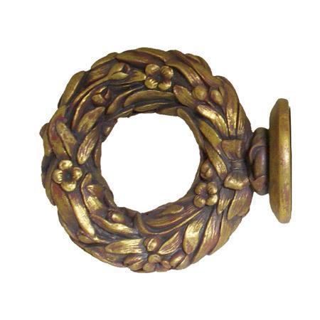 House Parts Josephine Wreath Finial For 2 1/4" Drapery Poles