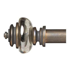 Paris Texas Hardware 1 3/8 Inch Portfolio Lilian - Mercury Glass Finial