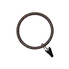 House Parts Metal Rings With Clips For 2 1/4" Drapery Poles