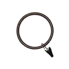 House Parts Metal Rings With Clips For 1 3/8" Drapery Poles
