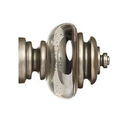 Paris Texas Hardware 1 Inch Portfolio Nora - Mercury Glass Finial