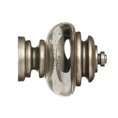 Paris Texas Hardware Quick Ship 1 Inch Modern Metal Nora Mercury Glass