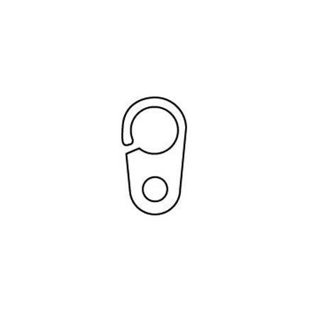 Vesta GeoLux Collection Plastic Ring Clip (small)