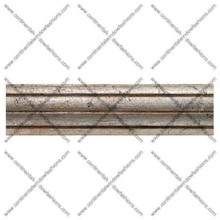 Kirsch Buckingham 2 Inch 12 FT Fluted Wood Poles