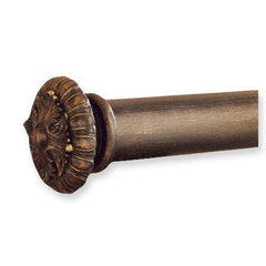 Finial Company Smooth Wood Poles (Tudor with Ivy)