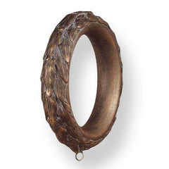 Finial Company 2 1/4 Inch Leafy Resin Ring DRRG3