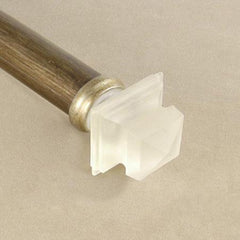 Robert Allen Casual Elegance Crystal Knob Finial - Pair