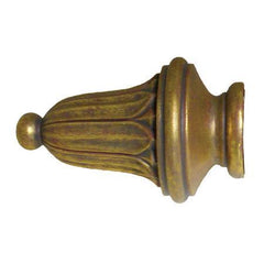 House Parts Royal Meeting Street Finial For 2 1/4" Drapery Poles