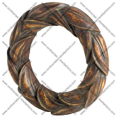 Kirsch Buckingham Single Leaf Scarf Ring