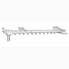 Kirsch Empire One Way Cords Left Traverse Rod 66-120 Inch