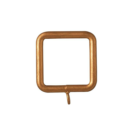 Finial Company Steel Collection Smooth Square Ring 3/4" - 1"