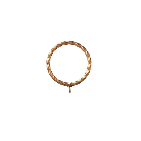 Finial Company Steel Collection Twisted Steel Ring 1 1/2" - 1 3/4"