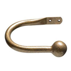 Cassidy West 1 Inch Wrought Iron Orbed Tiebacks