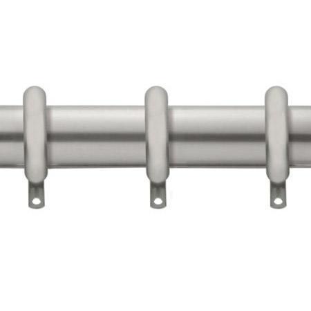 1.5 Inch Iron Round Drapery Rod Set - Includes Curtain Rod, Bypass Bra —  Fabrics and Drapes