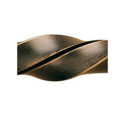 Finial Company Steel Collection Twist Channel Tube for 1 1/4" Finial