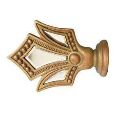 House Parts Versailles Mirrored Finial For 2" Drapery Poles