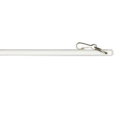 Helser Artigiani Fiberglass Wand with Clip - White