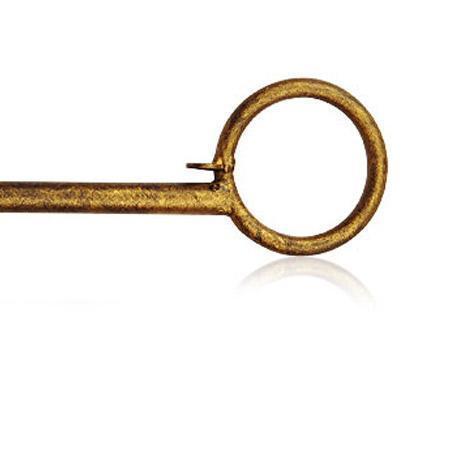 Helser Artigiani Iron Wand Welded to Small Ring