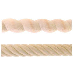 LJB 2 1/4 Inch Twist Wood Poles Unfinished