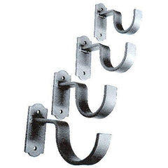 ONA Drapery Wrought Iron Bracket for Wood Poles
