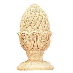 Vesta Highland Timber Finial YSABENA 2 3/4 Inch Diameter  5 1/2L